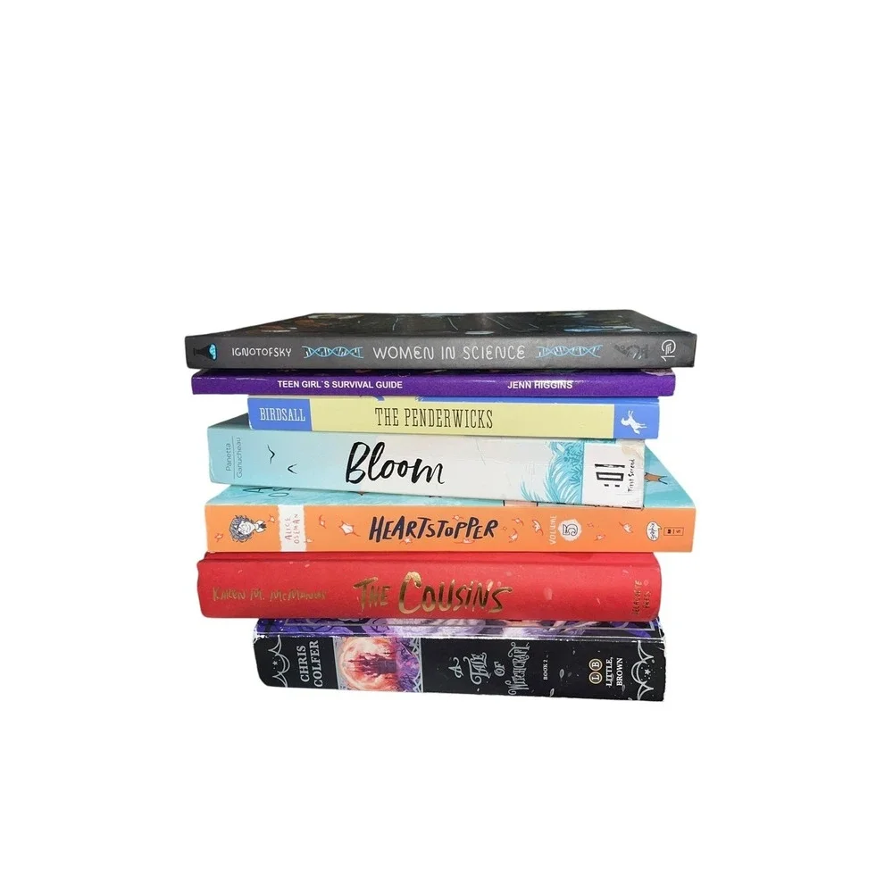 YA Book Lot Heartstopper Percy Jackson I Survived Rebel Girls 10‎ Books